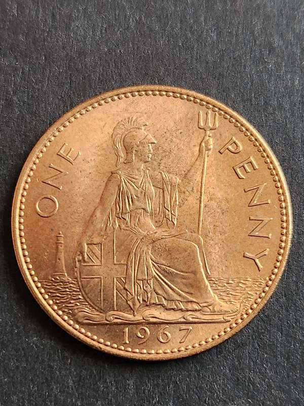 UK Penny 1967 BU