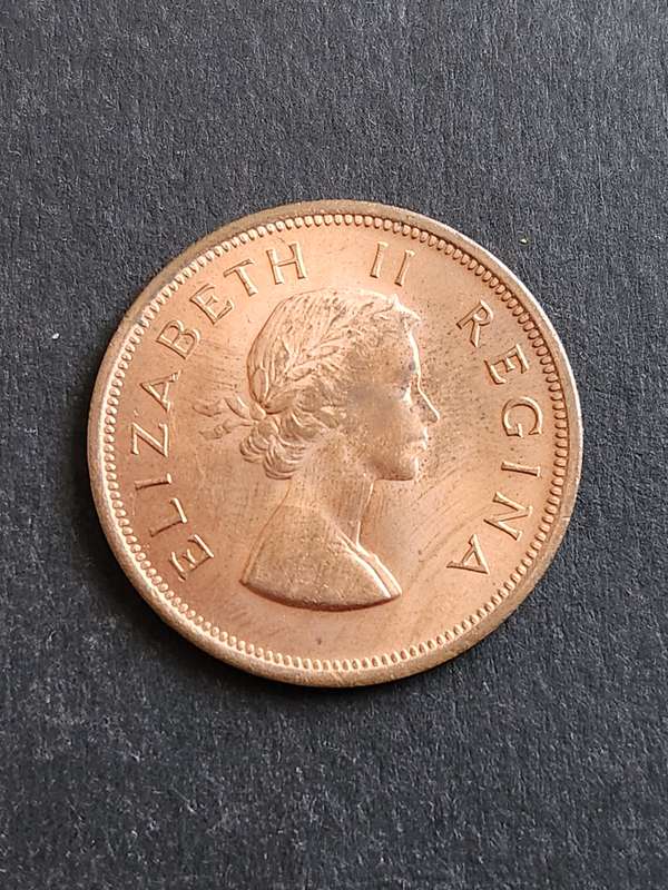 Union One Penny 1960 UNC