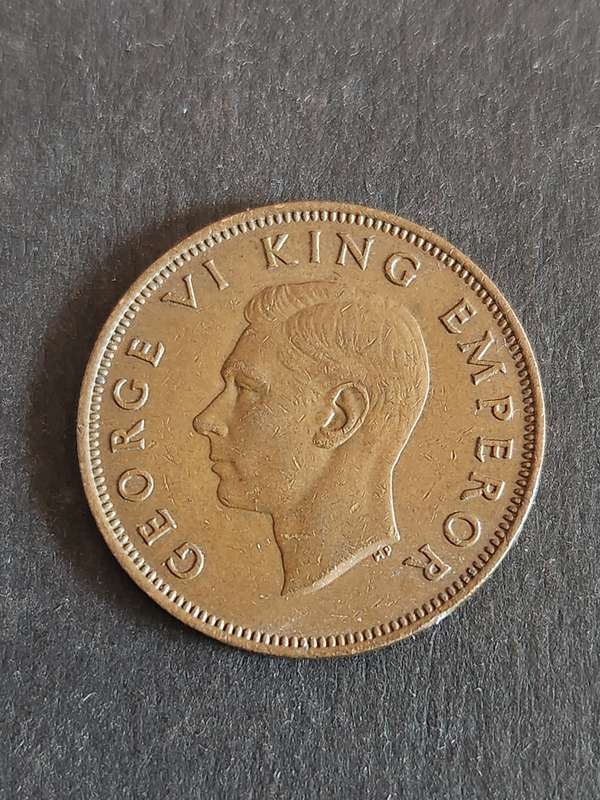 New Zealand 1/2 Penny 1947 (nice condition)