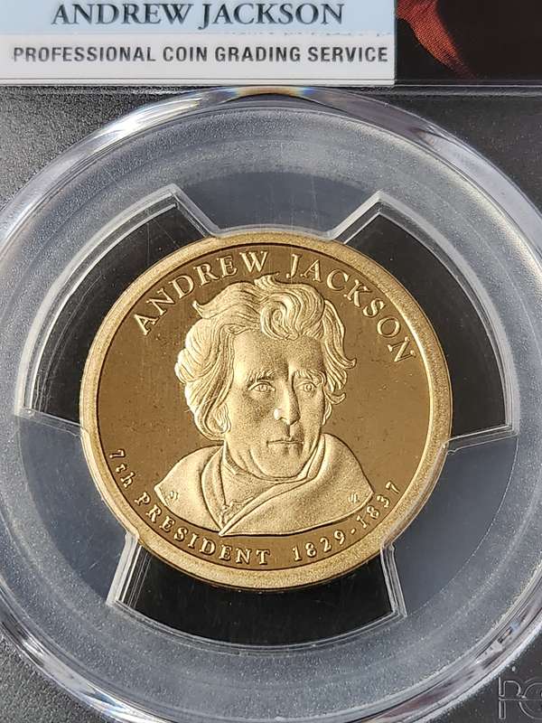 The Presidential Series USA 1 Dollar 2008-S 7th President of US Andrew Jackson 1829-1837