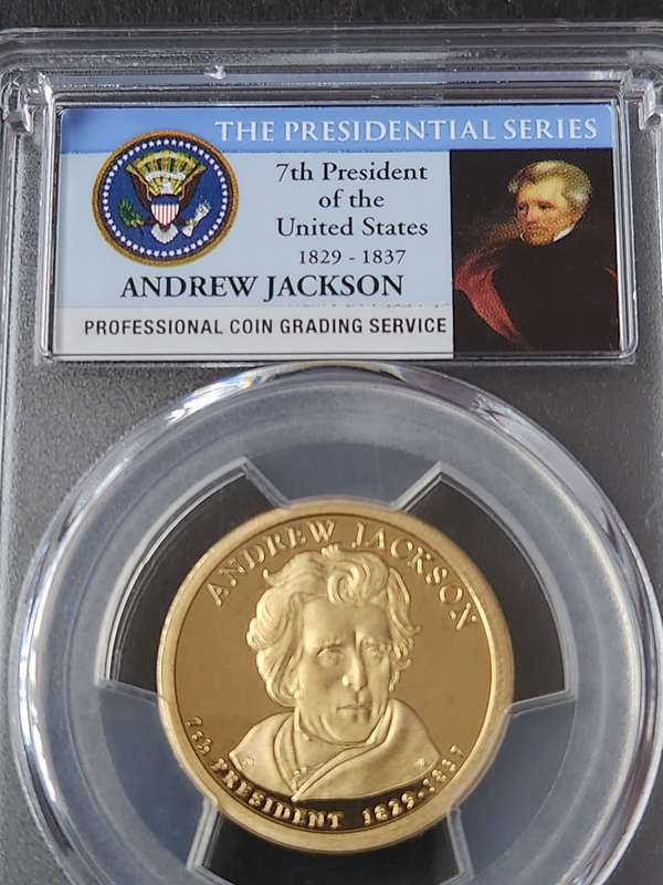 The Presidential Series USA 1 Dollar 2008-S 7th President of US Andrew Jackson 1829-1837