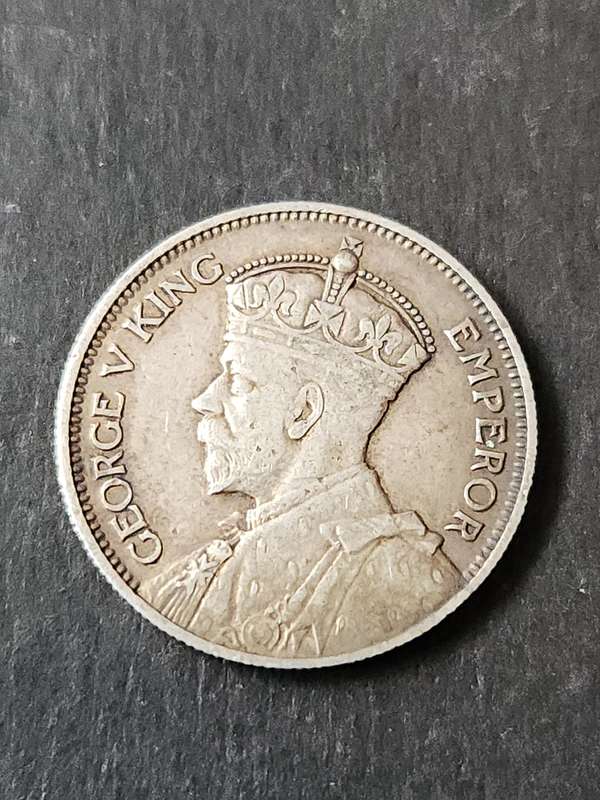 Southern Rhodesia One Shilling 1935 Silver