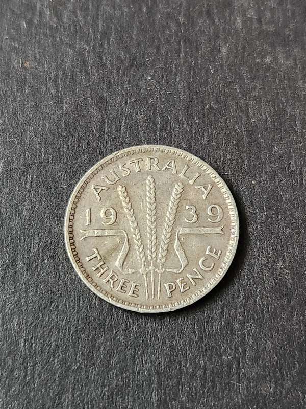 Australia Threepence 1939 Silver
