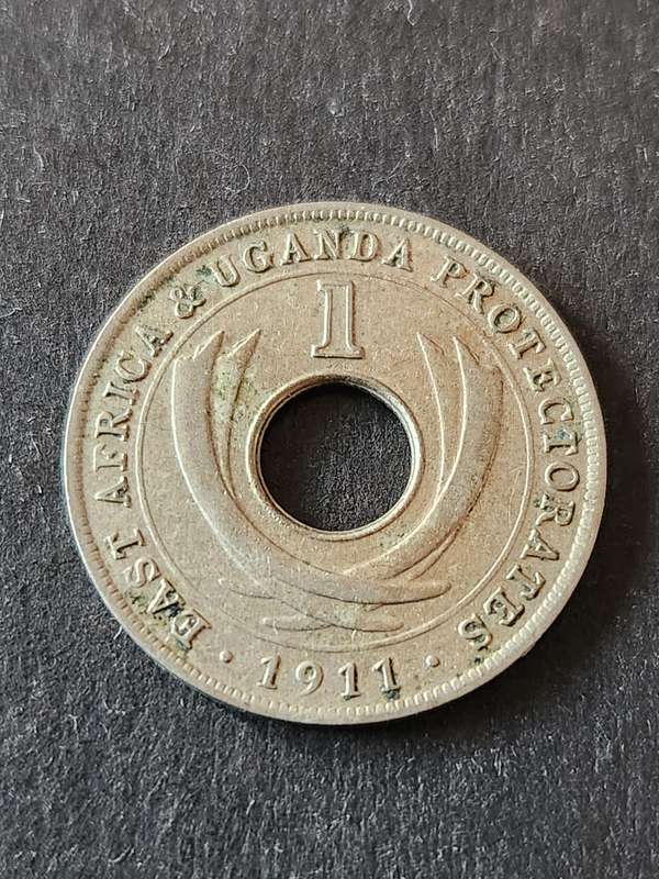 East Africa and Uganda Protectorates One Cent 1911