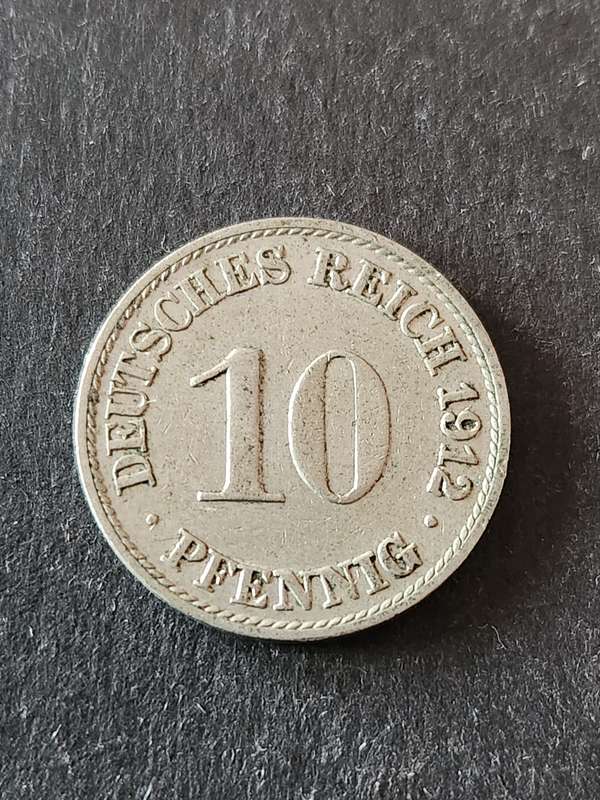 Deutsches Reich 10 Pfennig 1912