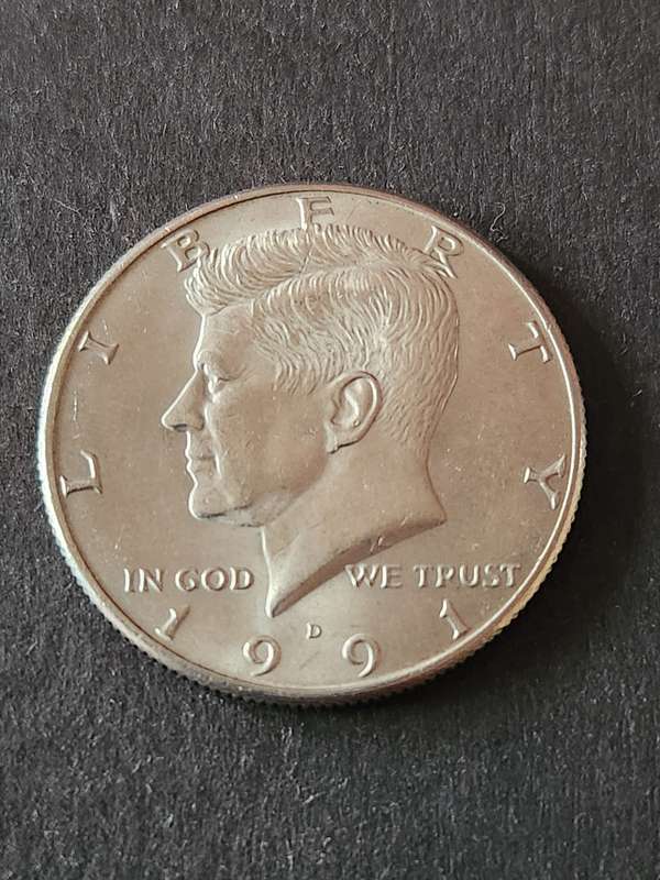 USA Kennedy 1/2 1991D (nice condition)