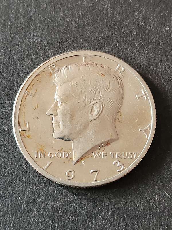 USA Kennedy 1/2 Dollar 1973S (excellent condition)