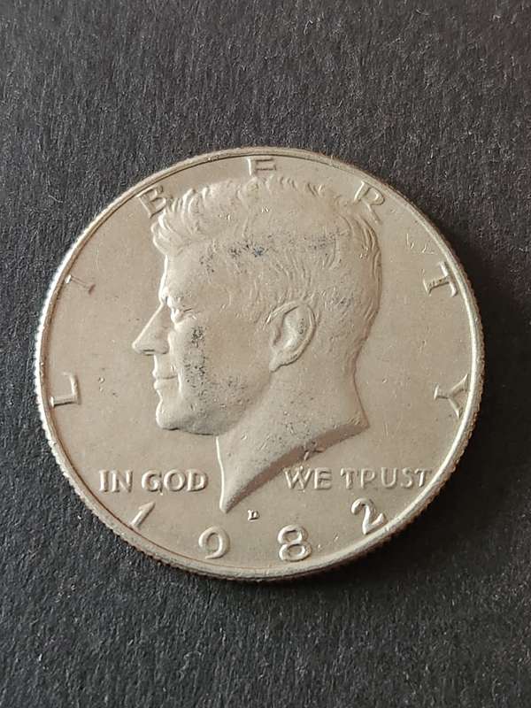 USA Kennedy 1/2 Dollar 1982D