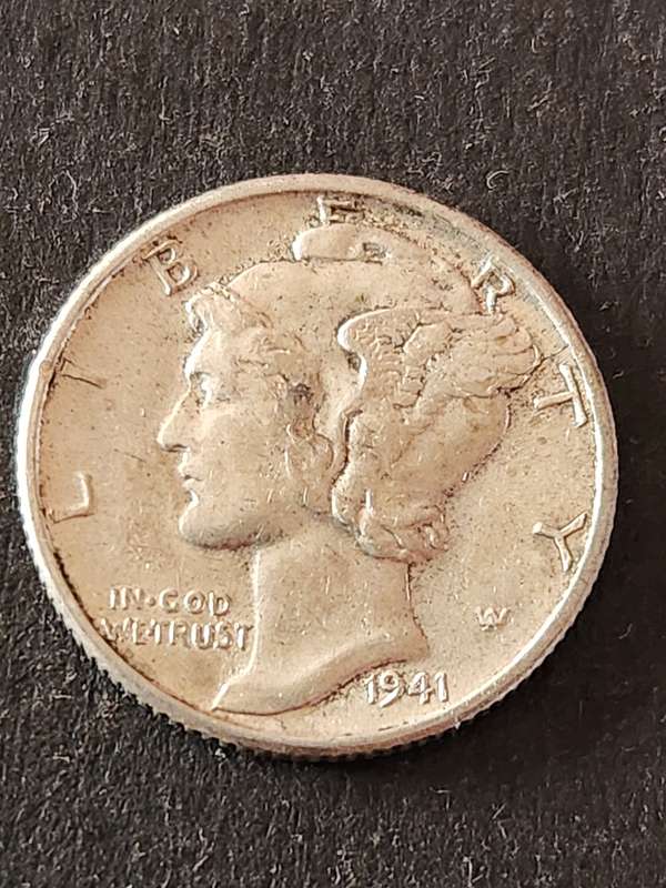 USA Mercury Dime 1941