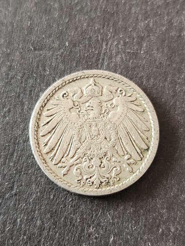 Deutsches Reich 5 Pfennig 1906