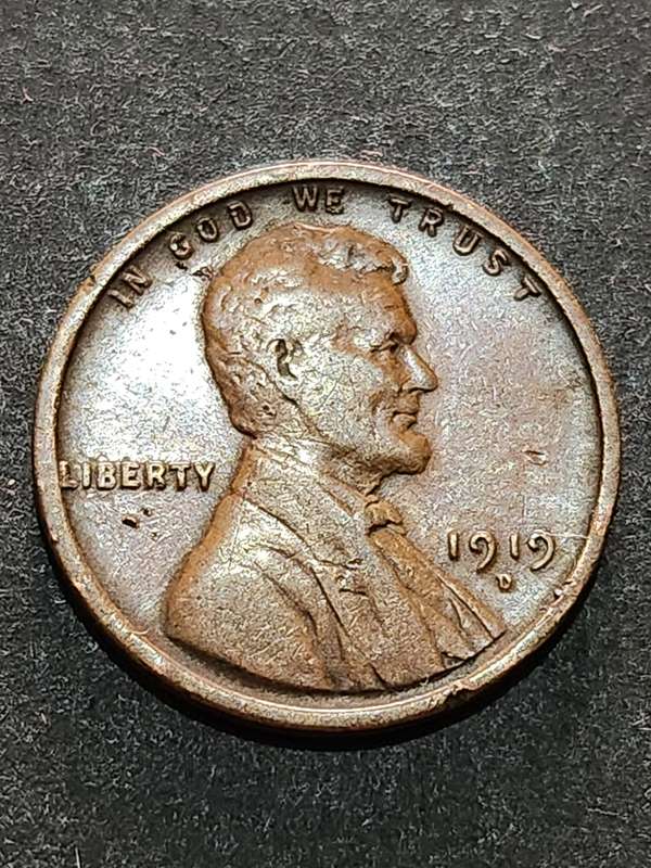 USA One Cent 1919D