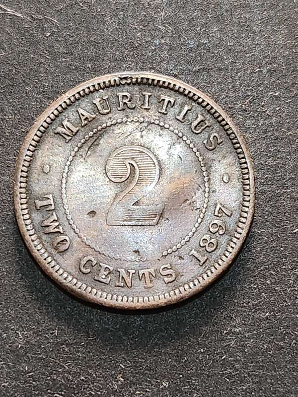 Mauritius 2 Cents 1897