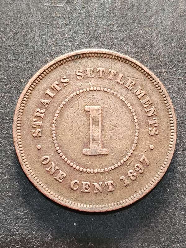 Strait Settlements One Cent 1897