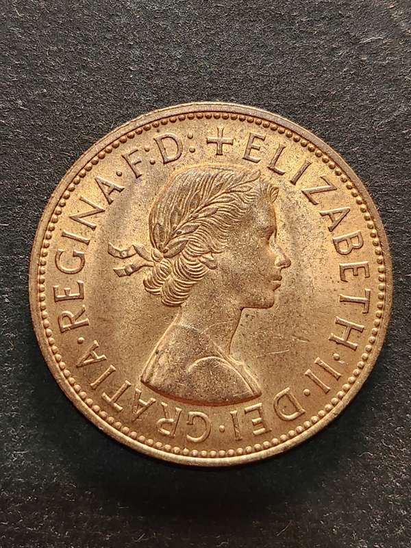 UK One Penny 1966 EF+/UNC