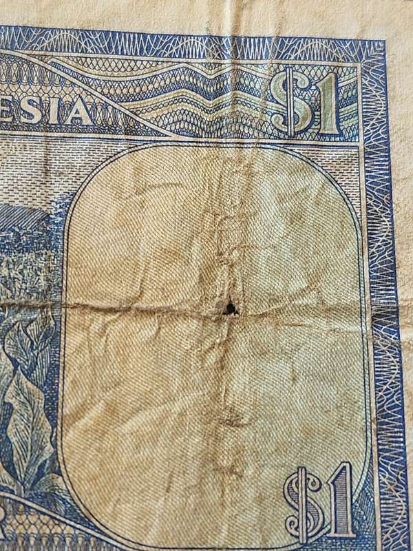 Reserve Bank of Rhodesia One Dollar Salisbury 2 August 1979 Bird Watermark