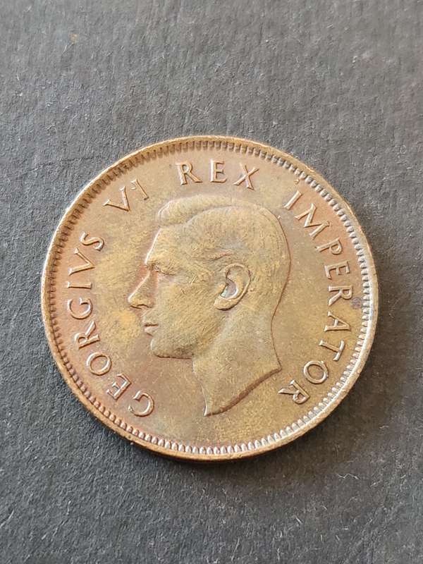 Union 1/2 Penny 1942