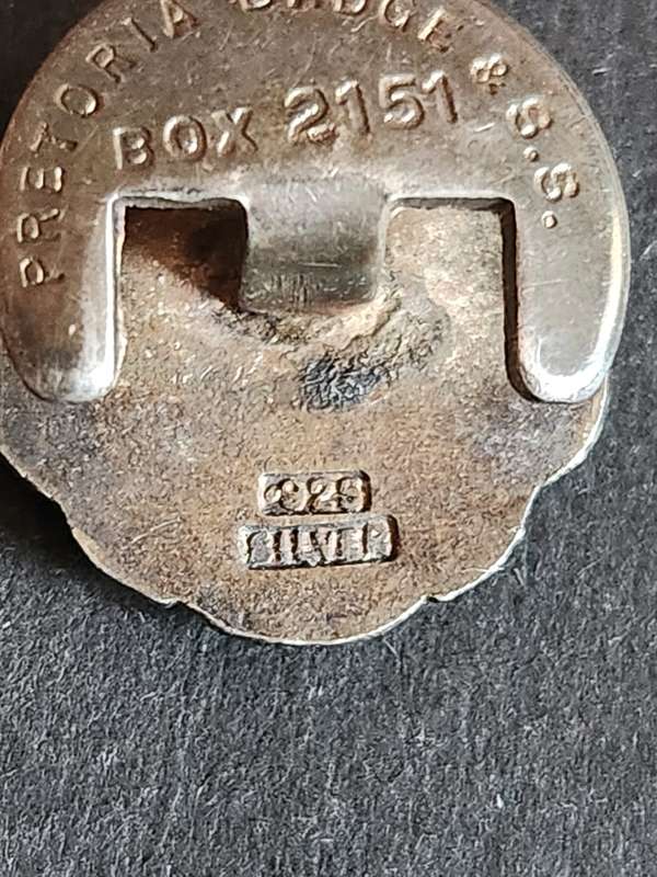 Sterling Silver Blood Donor 25 Donations Badge stamp .925