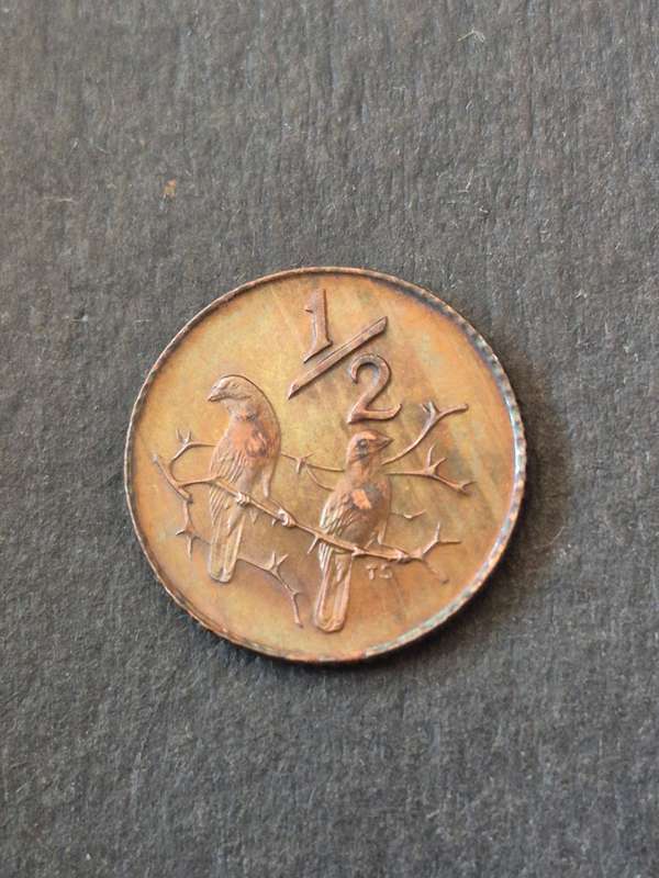 Republic 1/2 Cents 1974 UNC