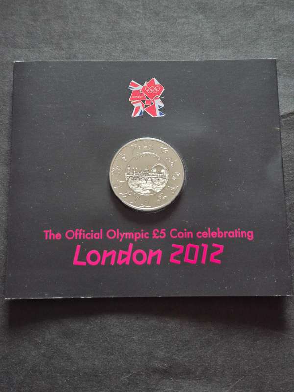 UK Five Pounds London Olympics 2012