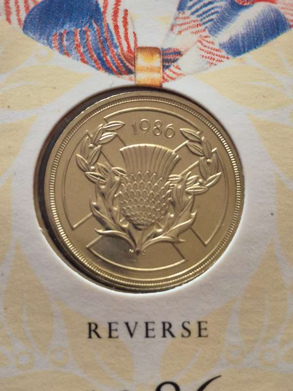 Commonwealth Games Commemorate £2 Coin 1986