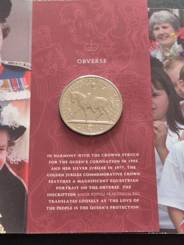Her Majesty Queen Elizabeth II Golden Jubilee Crown 2022