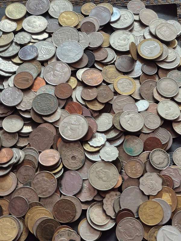 Mixed Lot of World Coins 2kg