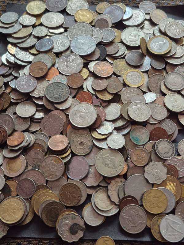 Mixed Lot of World Coins 2kg