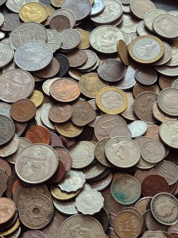 Mixed Lot of World Coins 2kg