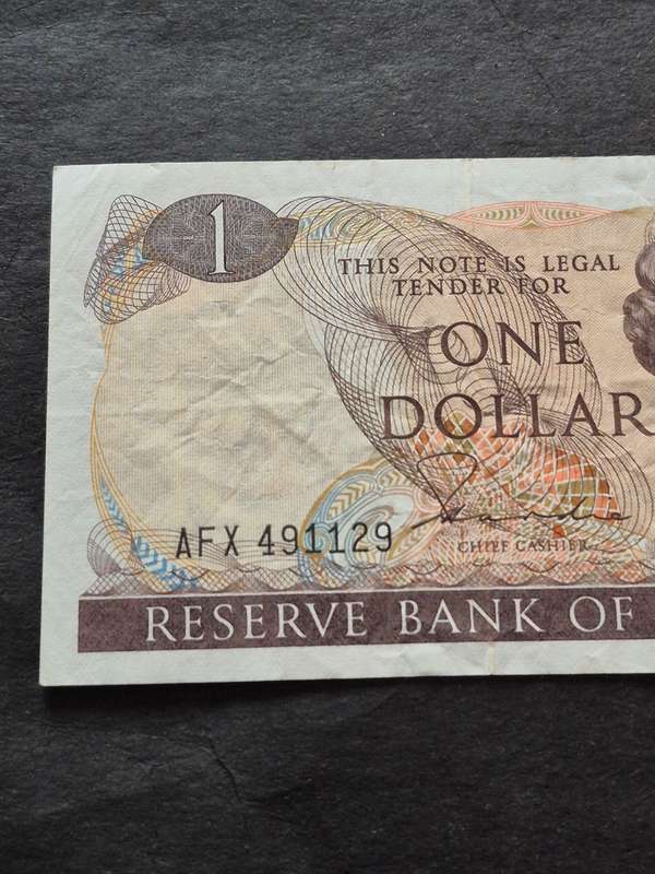 Reserve Bank of New Zealand One Dollar
