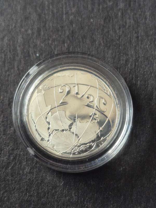 2007 Silver 2 1/2 Cent (Tickey) Polar Year