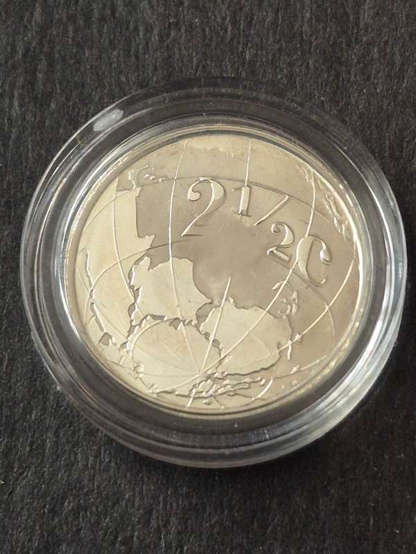 2007 Silver 2 1/2 Cent (Tickey) Polar Year