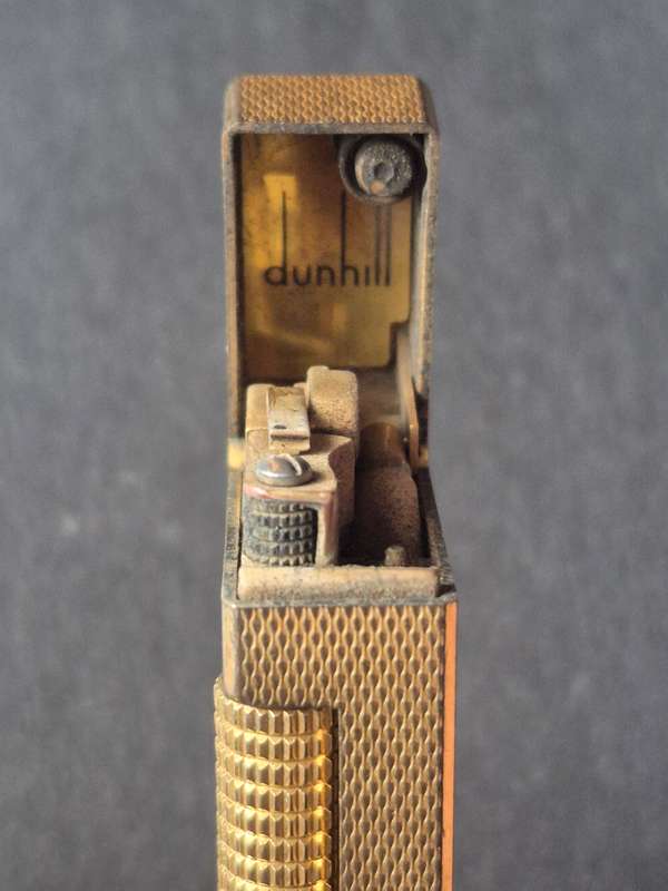 Dunhill Vintage Rollergas Lighter (gold plated) - needs to be gassed - excellent condition