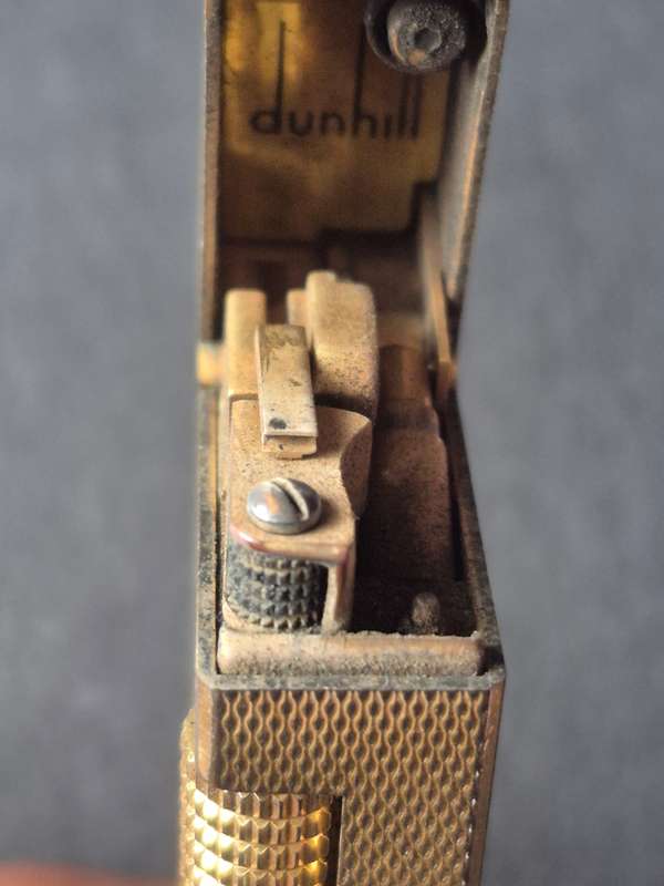 Dunhill Vintage Rollergas Lighter (gold plated) - needs to be gassed - excellent condition