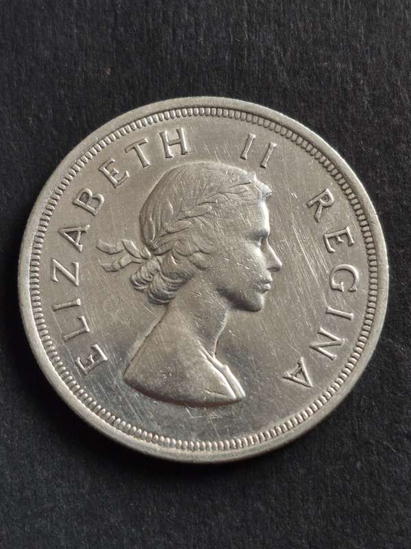 Union 5 Shillings 1954 (scarce date)