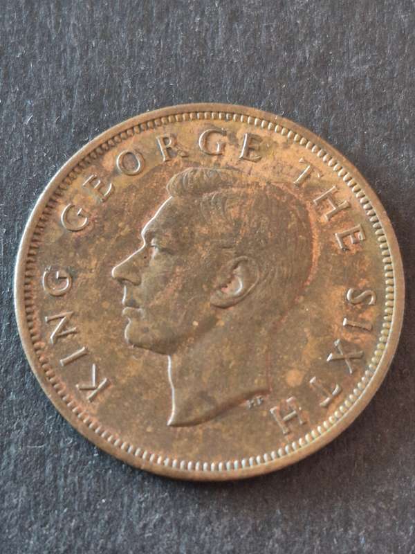 New Zealand One Penny 1952