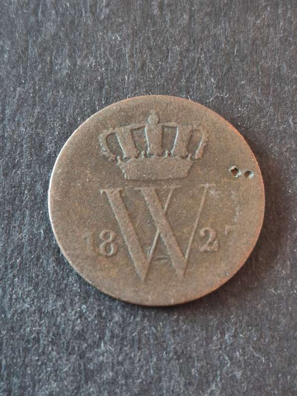 Nederlands One Cent 1827