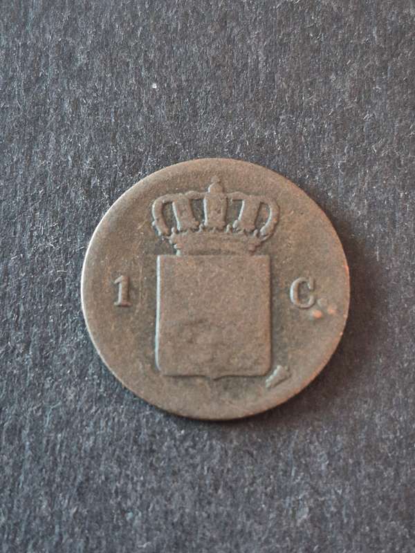 Nederlands One Cent 1827
