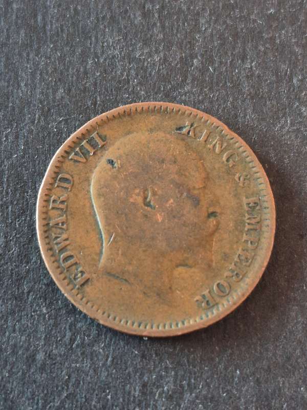 India One Quarter Anna 1905