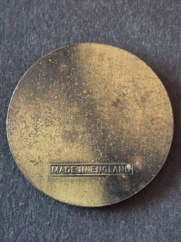 Charles Dickens 1812-1870 Bronze Base Metal Medallion- made in England
