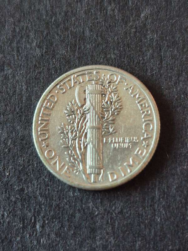 USA Mercury Dime 1942 Silver