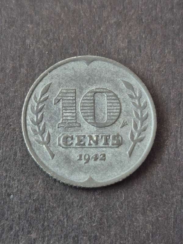 Nederlands 10 Cents 1942