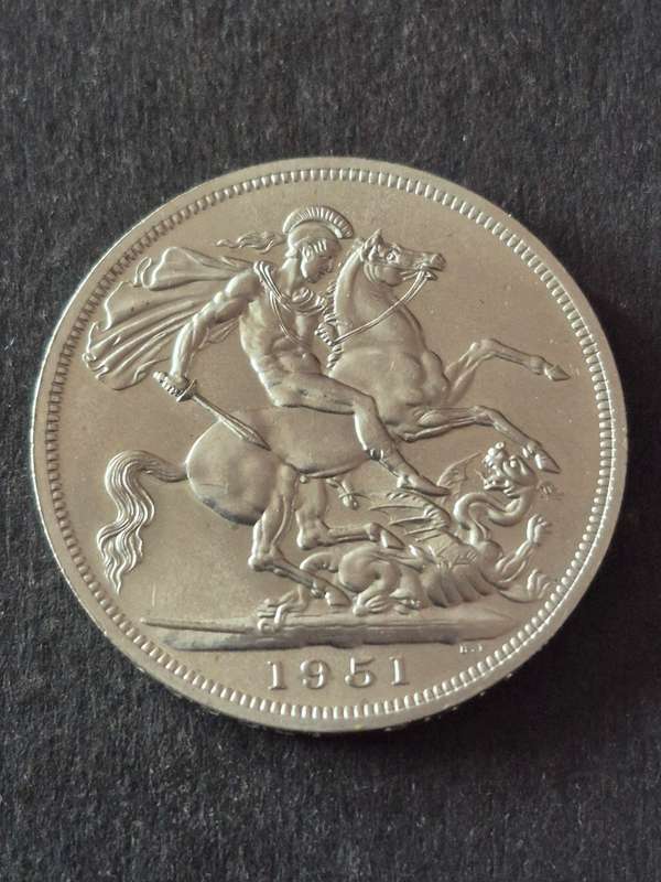 Festival of Britain Crown 1951 (very nice condition) original box