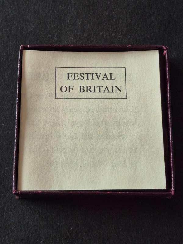 Festival of Britain Crown 1951 (very nice condition) original box