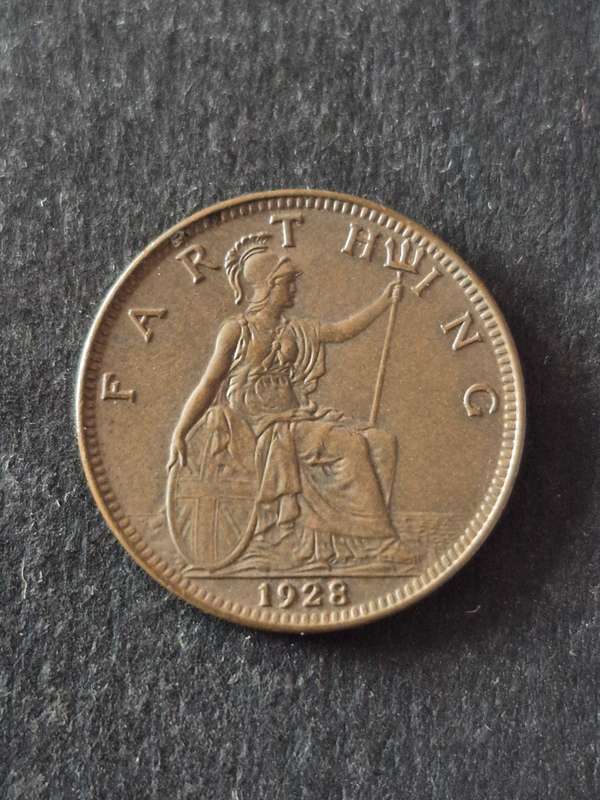 UK Farthing 1928 (nice condition)