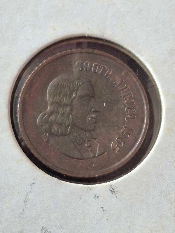 Republic One Cent 1965 English (excellent condition)