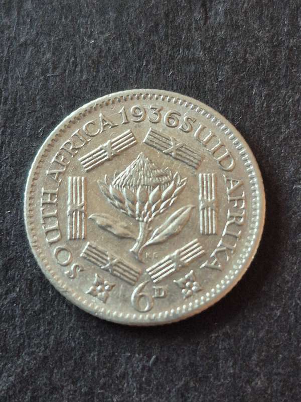 Union Sixpence 1936