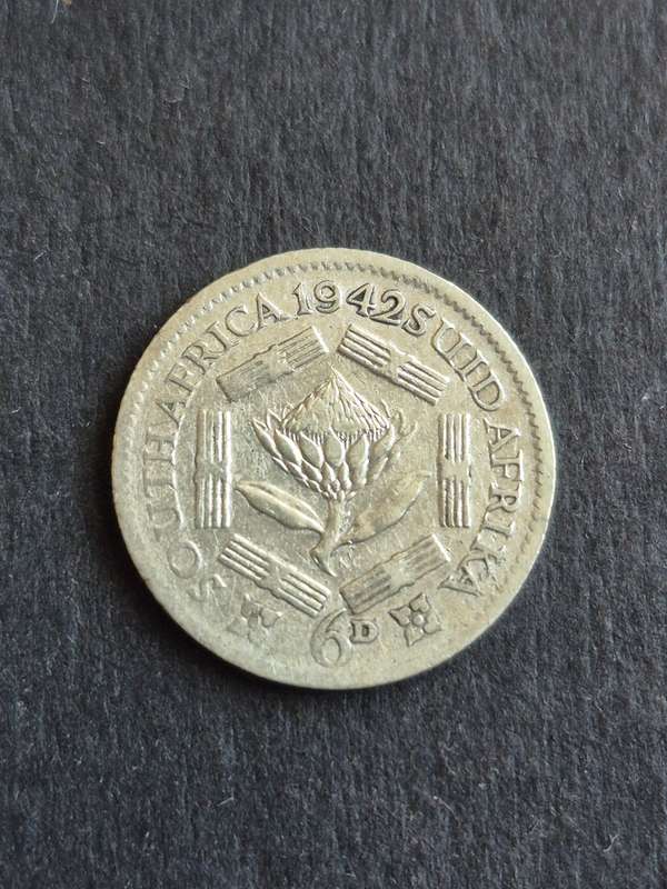 Union Sixpence 1942