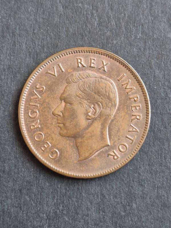 Union One Penny 1942 EF+/UNC
