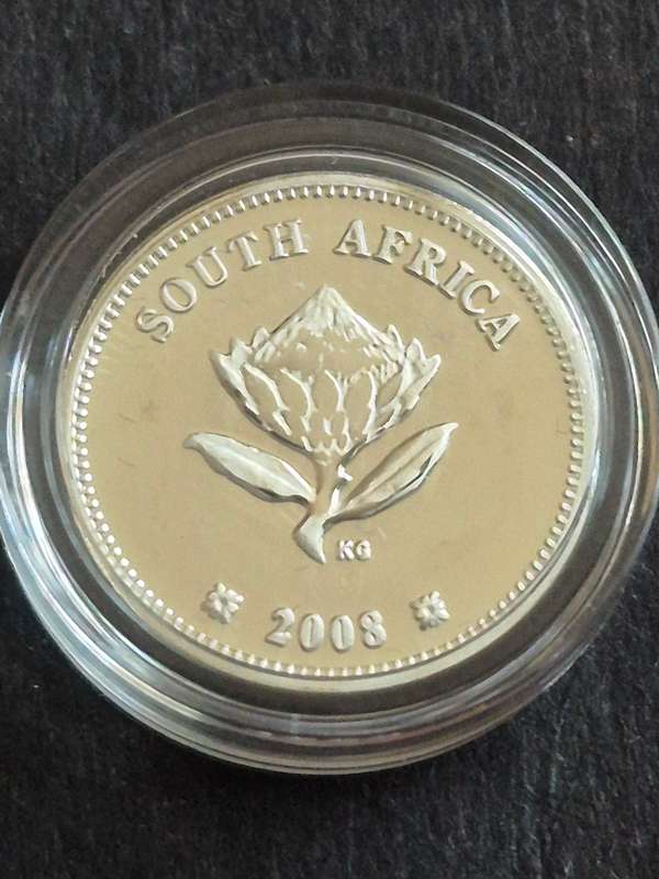 2008 International Polar Year (SA Agaluhus) 2 1/2 Cents Silver Coin