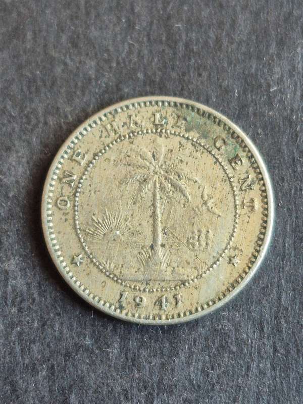 Liberia One Half Cent 1941